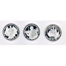 набор 25 рублей  - 3 монеты 1989-1991г